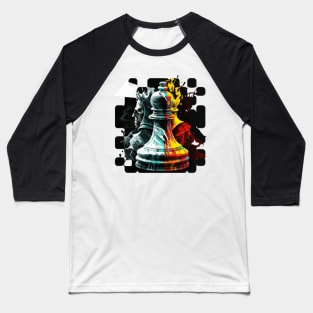 Chess digital art colours Baseball T-Shirt